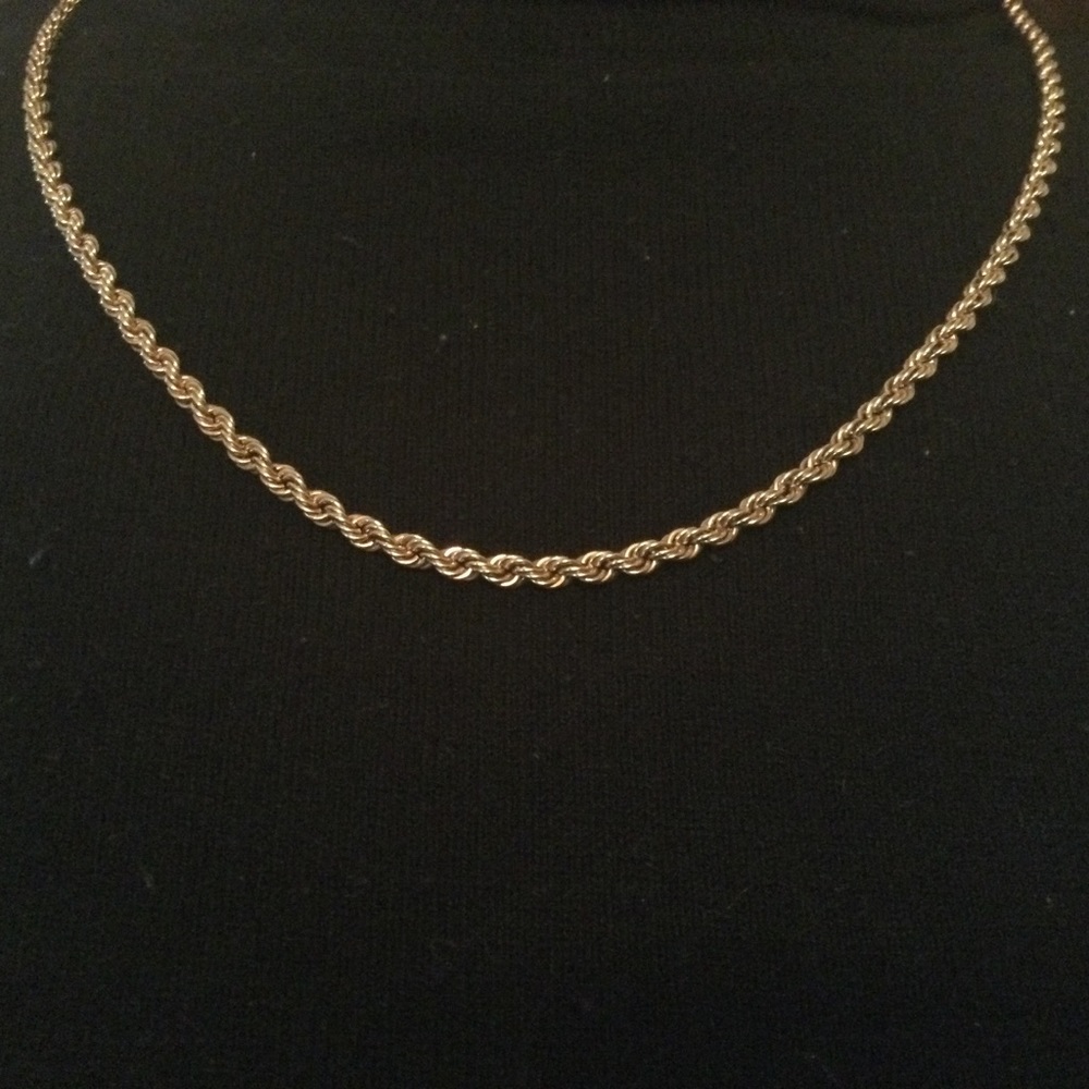 10 K Yellow Gold Rope Chain